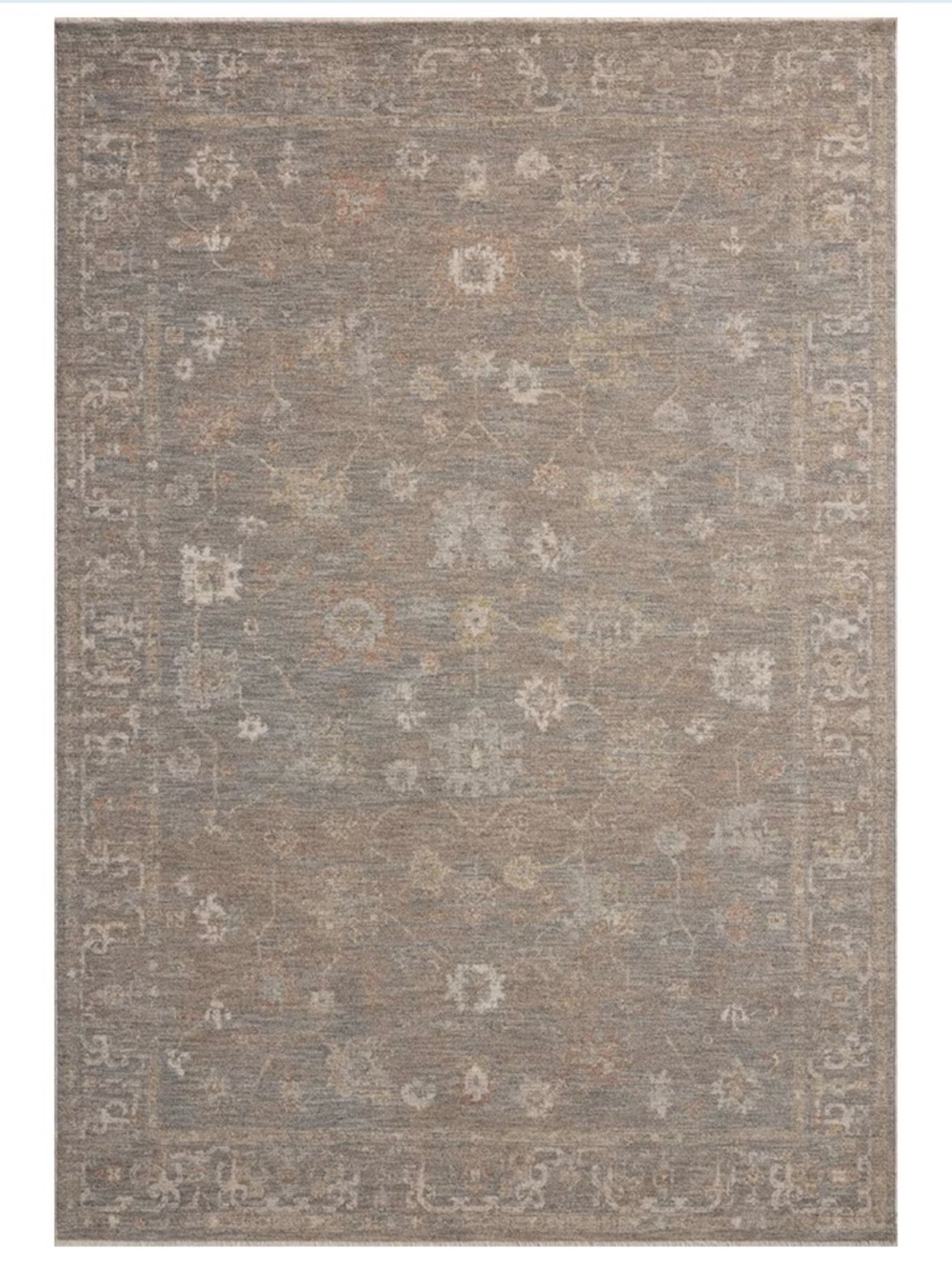 Loloi Chris Loves Julia Louisa Rug 2x4 Stone Multi Accent Vintage